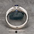 The "Cascade" ring in platinum with 1.24-carat Ceylon sapphire