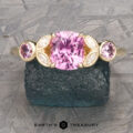 The "Calypso" ring in 14k yellow gold with 1.24-carat Madagascar sapphire