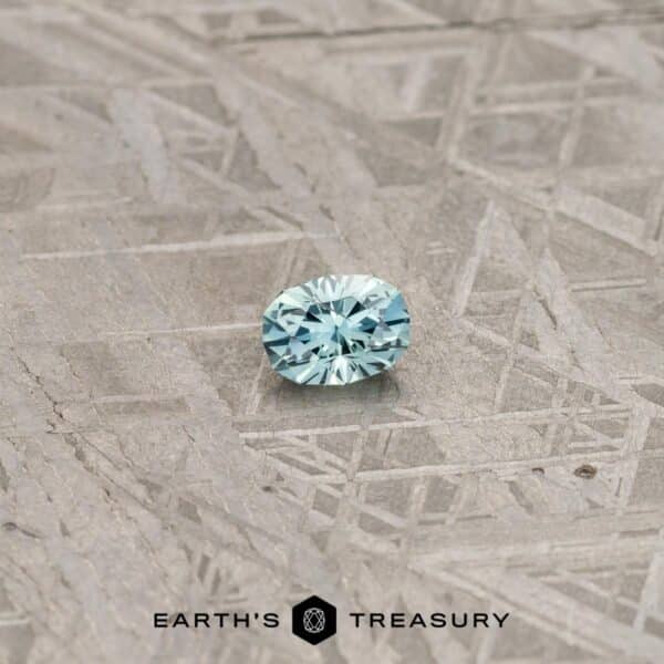 0.61-Carat Light Aqua Blue Sapphire