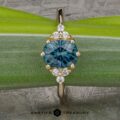 The “Mari” ring in 14k yellow gold with 1.63-Carat Montana Sapphire