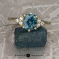 The “Mari” ring in 14k yellow gold with 1.63-Carat Montana Sapphire