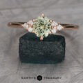 The "Mari" ring in 14k rose gold with 1.12-carat Montana sapphire