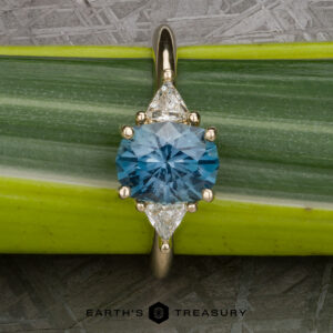 The "Rhiannon" ring in 14k yellow gold with 2.02-Carat Montana Sapphire