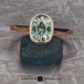 The “Luella” ring in 14k rose gold with 2.30-Carat Montana Sapphire