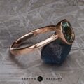 The “Luella” ring in 14k rose gold with 2.30-Carat Montana Sapphire