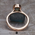 The “Luella” ring in 14k rose gold with 2.30-Carat Montana Sapphire