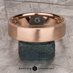 The "Rainier" ring, 6mm, 14k rose gold, smooth, brushed