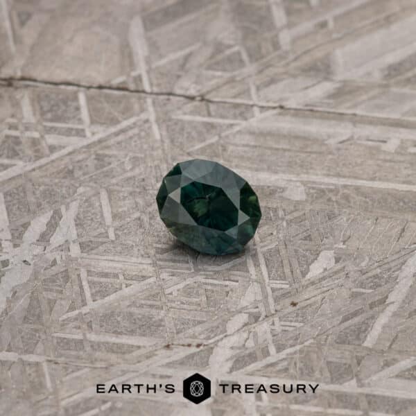 1.16-Carat Dark Green Australian Sapphire