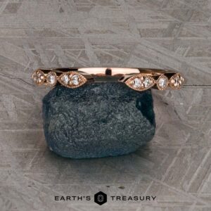 The "Arabella" band in 14k rose gold