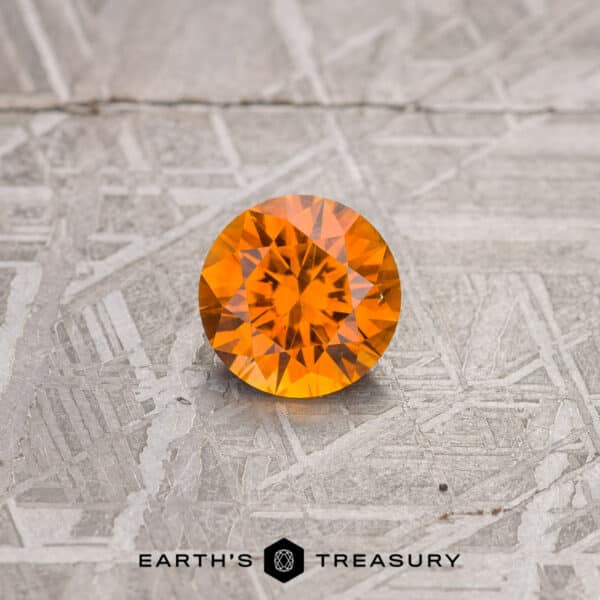 2.05-Carat Intense Orange Montana Sapphire (Heated)