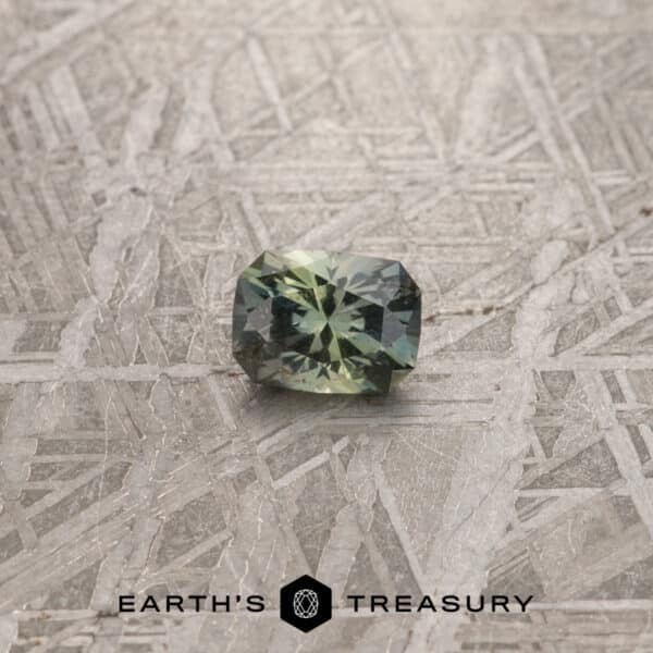 0.96-Carat Gray-Green Umba Sapphire