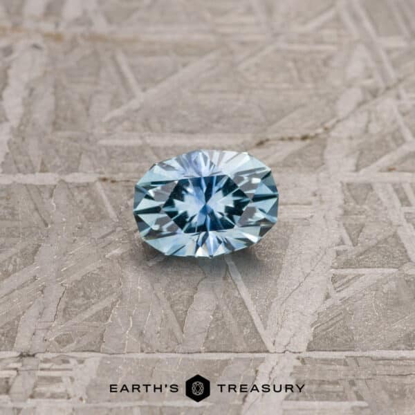 0.88-Carat Aqua Blue Montana Sapphire (Heated)