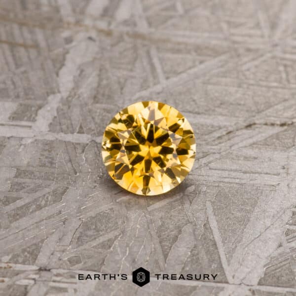 0.74-Carat Golden Yellow Montana Sapphire (Heated)