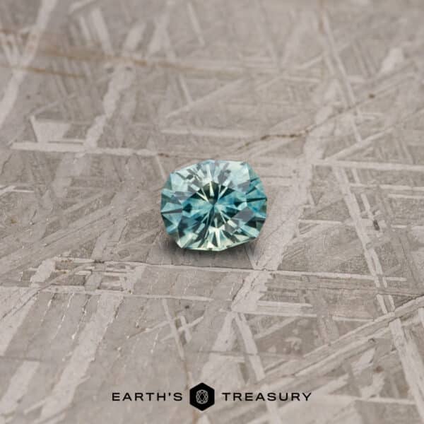 1.54-Carat Teal-Mint Green Particolored Montana Sapphire (Heated