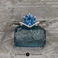 The "Ruenna" Ring in platinum with 0.68-Carat Montana Sapphire