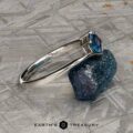 The "Ruenna" Ring in platinum with 0.68-Carat Montana Sapphire