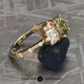 The "Ilana" Ring in 14k yellow gold with 1.39-Carat Montana Sapphire