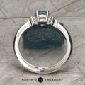 The “Selene” Ring in platinum with 0.84-Carat Montana Sapphire