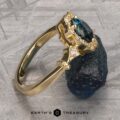 The "Cordelia" ring in 14k yellow gold with 1.07-carat Montana sapphire