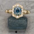 The "Cordelia" ring in 14k yellow gold with 1.07-carat Montana sapphire