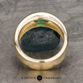 The "Hermes" ring in 14k yellow gold with 0.46-carat emerald