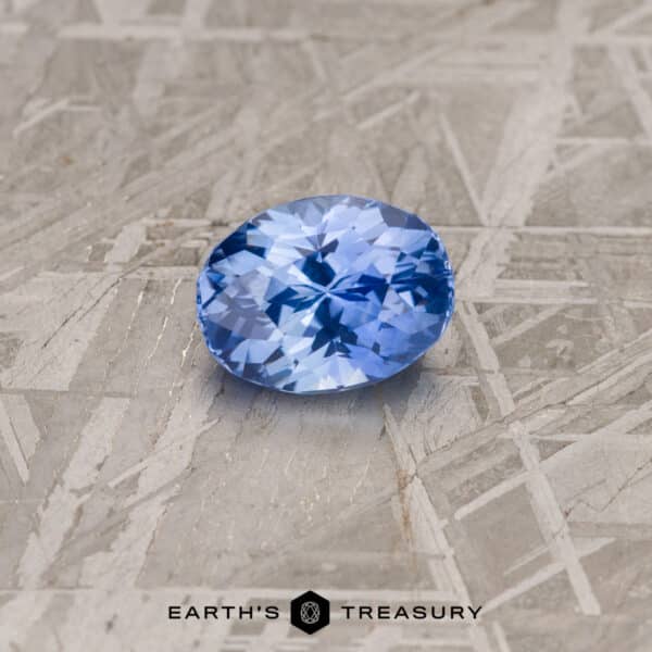 4.09-Carat Cornflower Blue Ceylon Sapphire