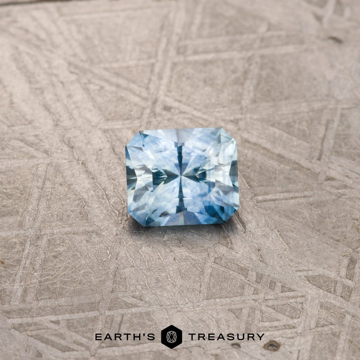 0.85-Carat Light Sky Blue Montana Sapphire (Heated) - Earth's Treasury