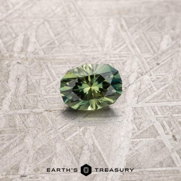 1.50-Carat Yellow-Green Particolored Australian Sapphire (Heated