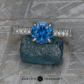 The "Marina" ring in platinum with 1.79-carat Montana sapphire