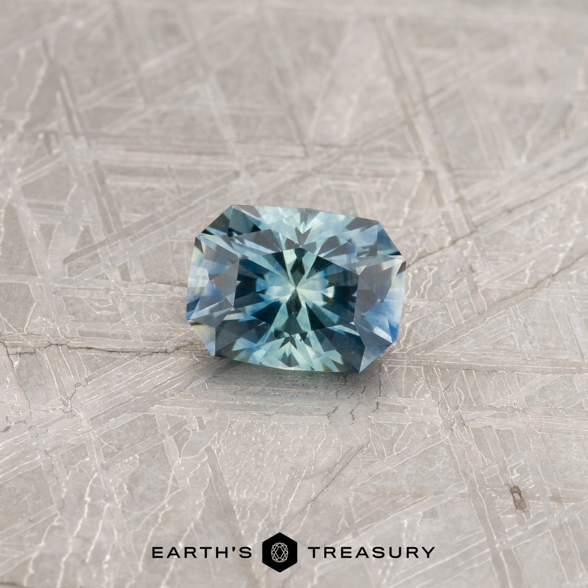 1.25-Carat Blue-Teal Particolored Montana Sapphire (Heated) - Earth's ...