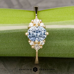 The Straight Sappho in 14k yellow gold with 1.06-carat Montana sapphire