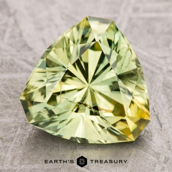 3.82-Carat Yellow-Green Montana Sapphire (Heated)