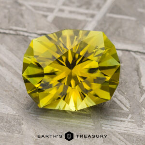 3.25-Carat Greenish Gold California Tourmaline