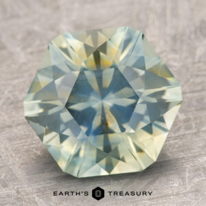 5.70-Carat Mint-Yellow Particolored Montana Sapphire (Heated)