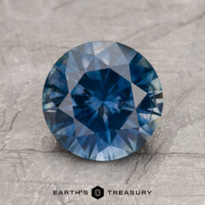 2.63-Carat Deep Blue Montana Sapphire (Heated)