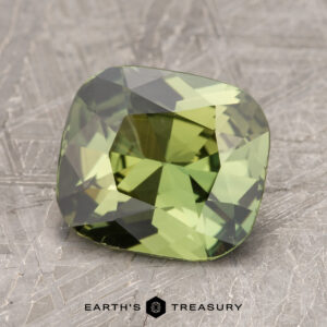 3.03-Carat Olive Green Ceylon Sapphire