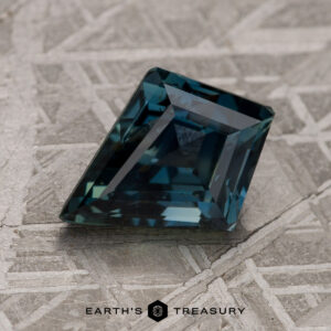 3.09-Carat Deep Blue-Green Tanzanian Sapphire