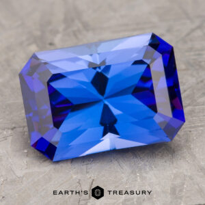 3.66-Carat Bright Blue Tanzanite