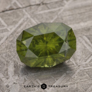 2.93-Carat Olive Green Australian Sapphire (Heated)