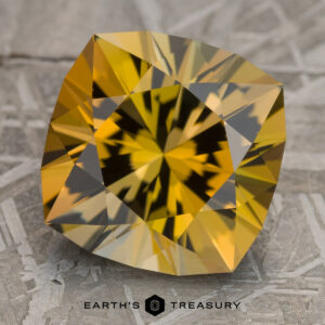 8.53-Carat Greenish-Gold Unheated Tanzanite (Zoisite)