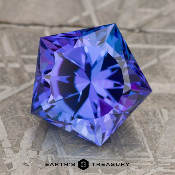 3.95-Carat Bright Violet-Blue Tanzanite