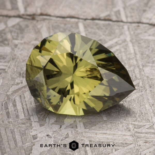 2.79-Carat Golden Olive Australian Sapphire (Heated)