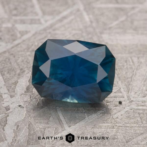 2.09-Carat Deep Blue-Green Montana Sapphire (Heated)