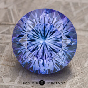 32.13-Carat Violet Blue-Purple Particolored Tanzanite