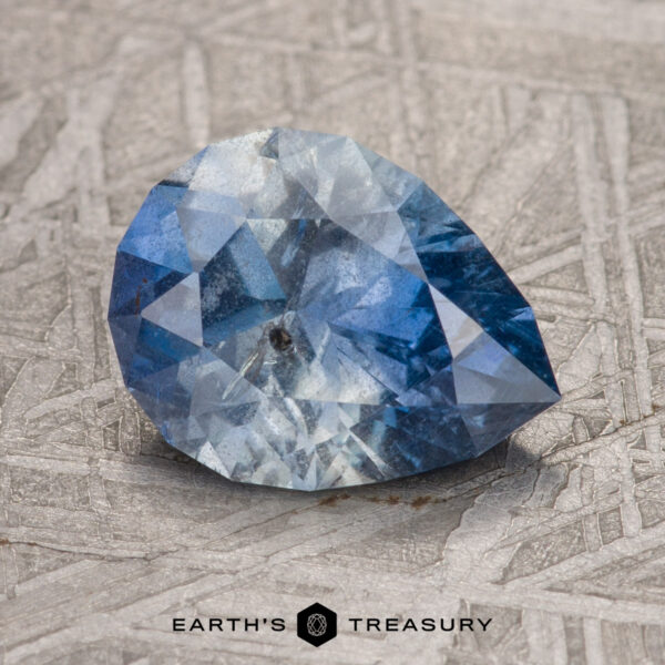 2.49-Carat Gray-Blue Particolored Umba Sapphire