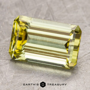 4.35-Carat Greenish Yellow California Tourmaline