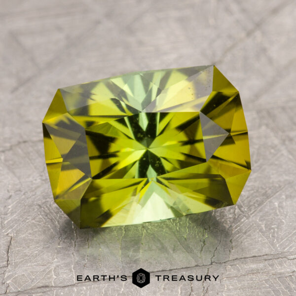 3.28-Carat Bright Lime Green California Tourmaline