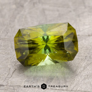 2.99-Carat Dark Lime Green California Tourmaline