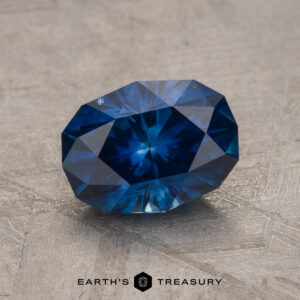 2.11-Carat Deep Blue Montana Sapphire (Heated)