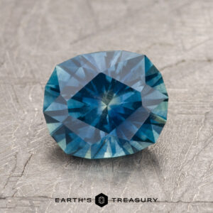 2.12-Carat Rich Teal-Yellow Particolored Montana Sapphire (Heated)